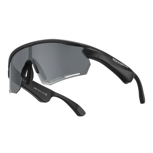 Γυαλιά Ποδηλασίας Rockbros SP-251 Polarized με Bluetooth Audio Kit Μαύρο