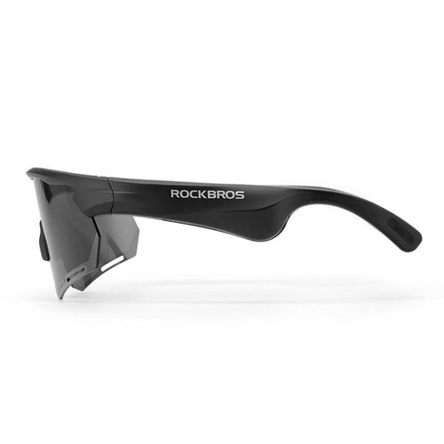 Γυαλιά Ποδηλασίας Rockbros SP-251 Polarized με Bluetooth Audio Kit Μαύρο