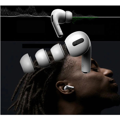 Tech-Protect Σιλικονούχα Ακουστικών για AirPods Pro 1 / 2 Σετ S/M/L - Λευκά (3 τμχ.)