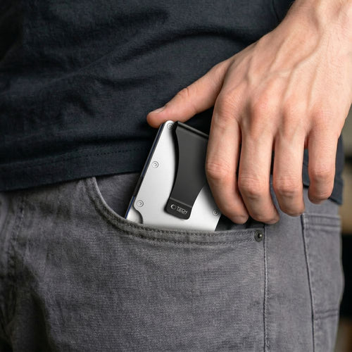 Tech-Protect Thorn RFID Πορτοφόλι Καρτών - Ασημί