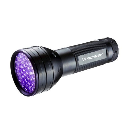 Φακός Χειρός UV Wozinsky WLT-51L με 51 LED IP65 για Εντοπισμό Ιχνών - Μαύρος