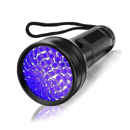 Φακός Χειρός UV Wozinsky WLT-51L με 51 LED IP65 για Εντοπισμό Ιχνών - Μαύρος