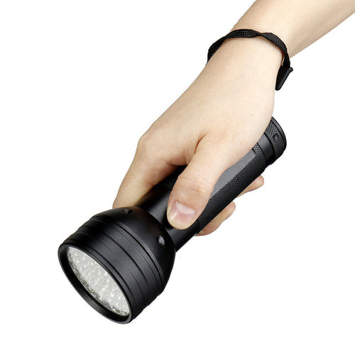 Φακός Χειρός UV Wozinsky WLT-51L με 51 LED IP65 για Εντοπισμό Ιχνών - Μαύρος