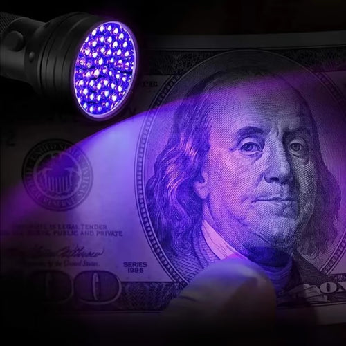 Φακός Χειρός UV Wozinsky WLT-51L με 51 LED IP65 για Εντοπισμό Ιχνών - Μαύρος