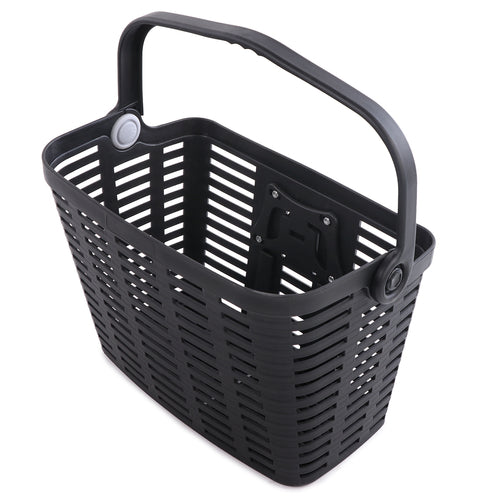 Wozinsky WKR-PK Πλαστικό Καλάθι Ποδηλάτου Τιμονιού 25L - Μαύρο