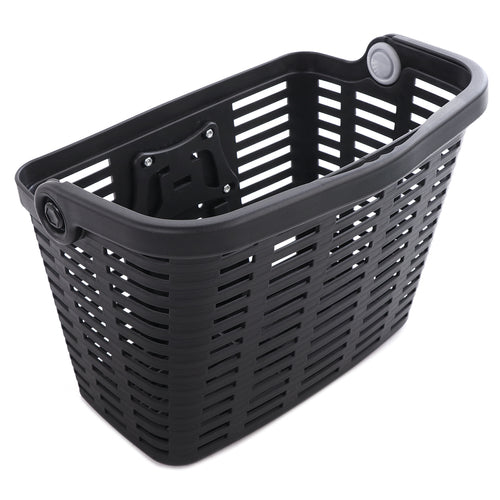 Wozinsky WKR-PK Πλαστικό Καλάθι Ποδηλάτου Τιμονιού 25L - Μαύρο