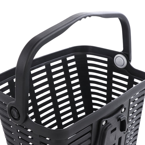 Wozinsky WKR-PK Πλαστικό Καλάθι Ποδηλάτου Τιμονιού 25L - Μαύρο