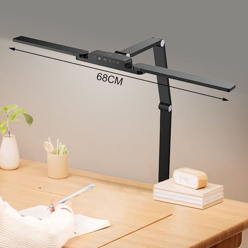 Wozinsky WLM-800 – Επιτραπέζιο Φωτιστικό Γραφείου 156 LED 24W με Τηλεχειριστήριο - Μαύρη