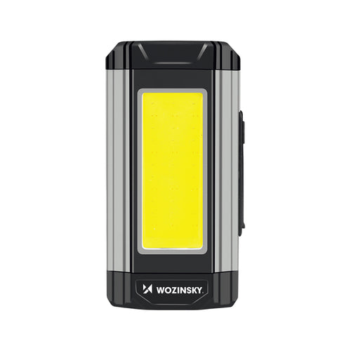 Φακός Εργασίας Wozinsky WLR-15W 15W 1500lm CREE LEDs IPX6 με Λειτουργία Power Bank Γκρι 103x55x38mm