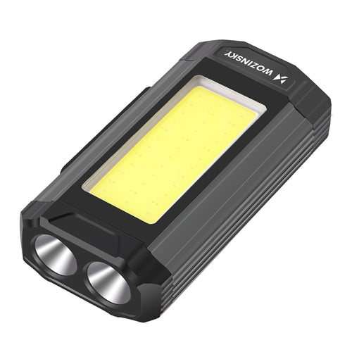 Φακός Εργασίας Wozinsky WLR-15W 15W 1500lm CREE LEDs IPX6 με Λειτουργία Power Bank Γκρι 103x55x38mm