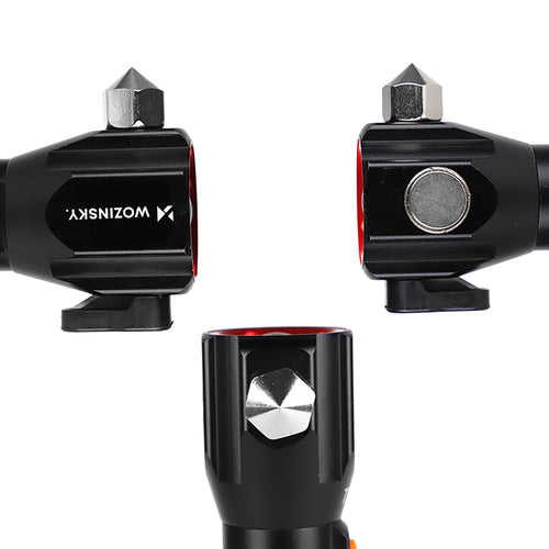Φακός Χειρός Wozinsky WLR-31 500 lm με Θραύστη Τζαμιών και Κόφτη Ζώνης Ασφαλείας - Μαύρος