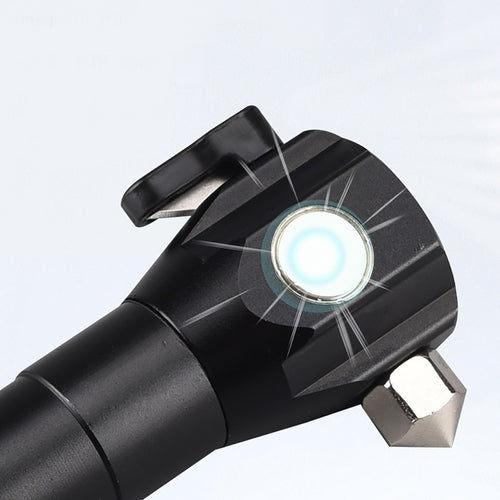 Φακός Χειρός Wozinsky WLR-31 500 lm με Θραύστη Τζαμιών και Κόφτη Ζώνης Ασφαλείας - Μαύρος