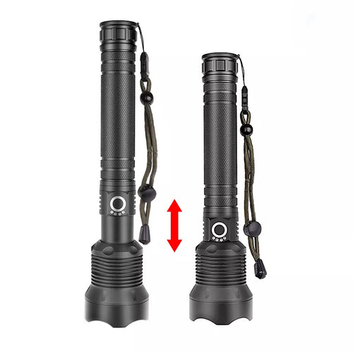 Φακός Χειρός Wozinsky WLT-20W CREE 20 W 2000 lm IP65 με Ρυθμιζόμενη Δέσμη - Μαύρος