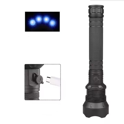 Φακός Χειρός Wozinsky WLT-20W CREE 20 W 2000 lm IP65 με Ρυθμιζόμενη Δέσμη - Μαύρος