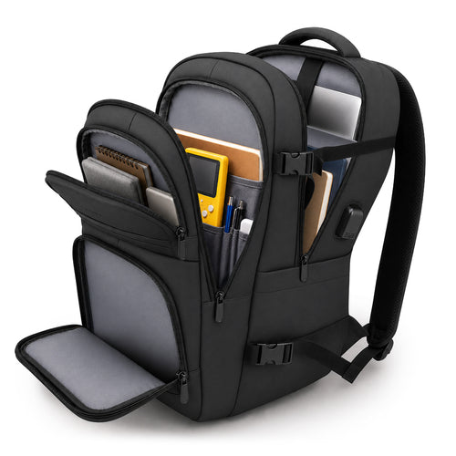 Wozinsky WPW-20L Σακίδιο Ταξιδιού με Θήκη Laptop 15" 40x20x25cm - Μαύρο