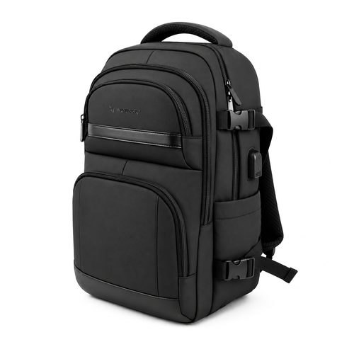 Wozinsky WPW-20L Σακίδιο Ταξιδιού με Θήκη Laptop 15" 40x20x25cm - Μαύρο