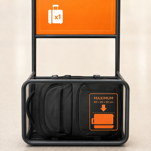 Wozinsky WPW-20L Σακίδιο Ταξιδιού με Θήκη Laptop 15" 40x20x25cm - Μαύρο