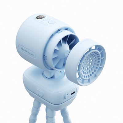 Ανεμιστήρας Χειρός & Καροτσιού Jisulife Handheld Fan & Stroller Fan 4