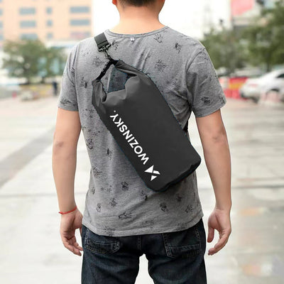 Wozinsky WWK-20 Αδιάβροχη Τσάντα για SUP Kayak 20L - Μαύρη