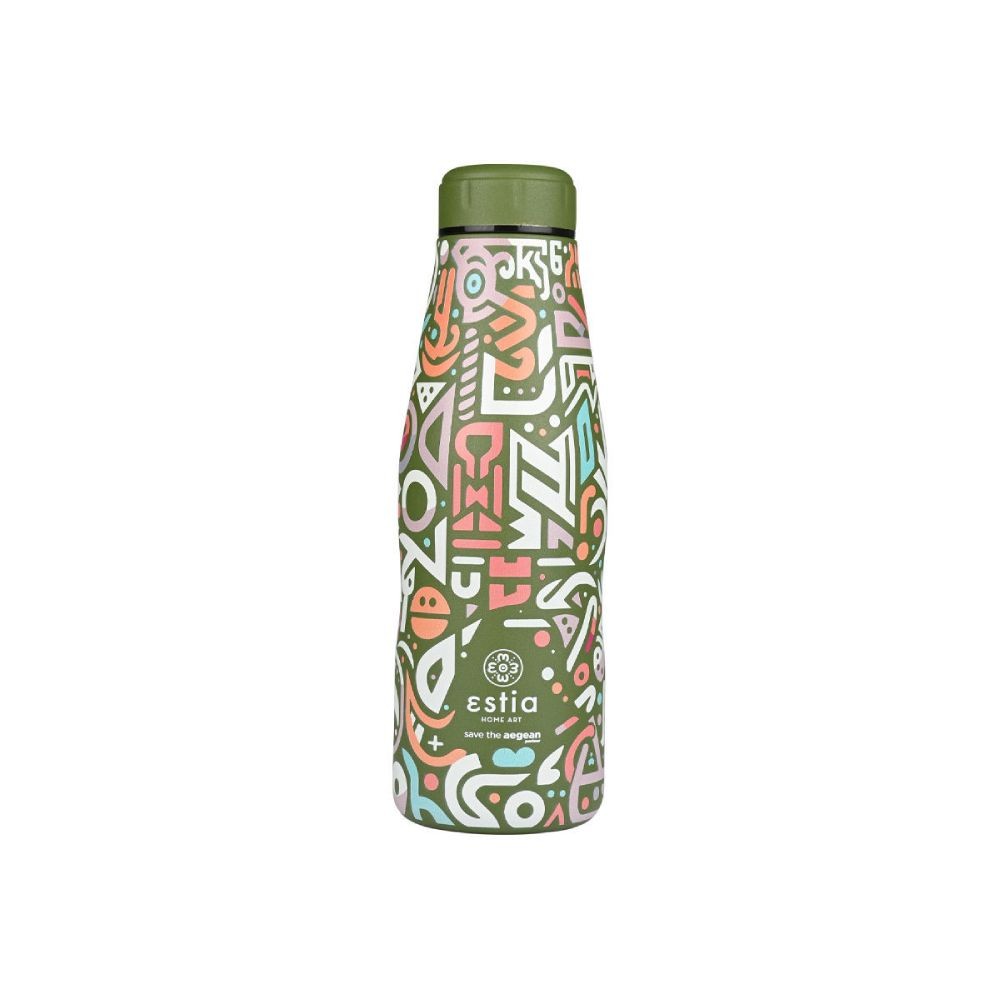 Ανοξείδωτο Μπουκάλι Θερμός Estia Save the Aegean 500ml | www.lightgear.gr