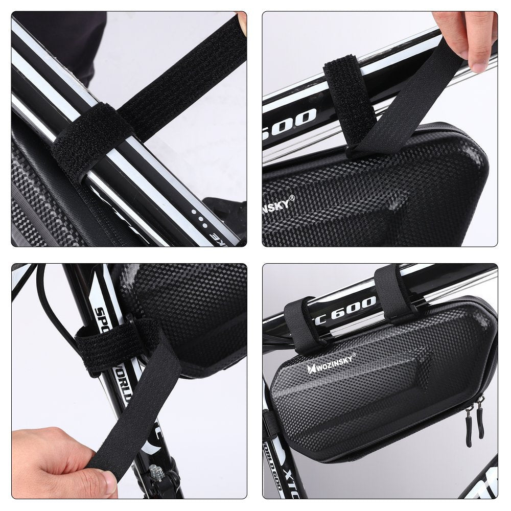 Wozinsky WBB10BK Αδιάβροχη Τσάντα Ποδηλάτου Σκελετού 1,5L - Μαύρη