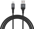 Dudao L3ST Καλώδιο USB-A σε USB-C 5A 1.2m Πλεκτό - Μαύρο